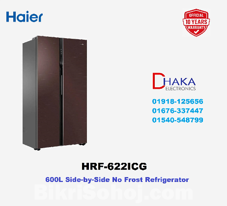 Haier 600L HRF-622ICG Side by Side No Frost Refrigerator